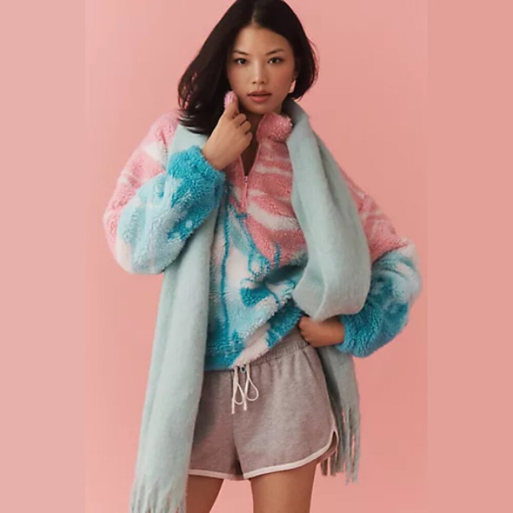 NEW Beach Riot - Sizes M, L Leona Slopes Sherpa Quarter-Zip Pullover - Ski Lift